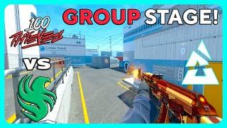 100 Thieves сенсационно побеждают Falcons на BLAST Bounty