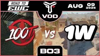 100 Thieves обыгрывают 1win и выходят на Esports World Cup 2026