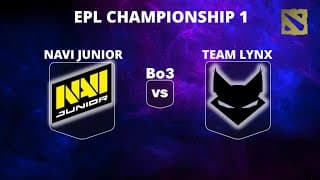Team Lynx всухую побеждает NAVI Junior на EPL Season 36