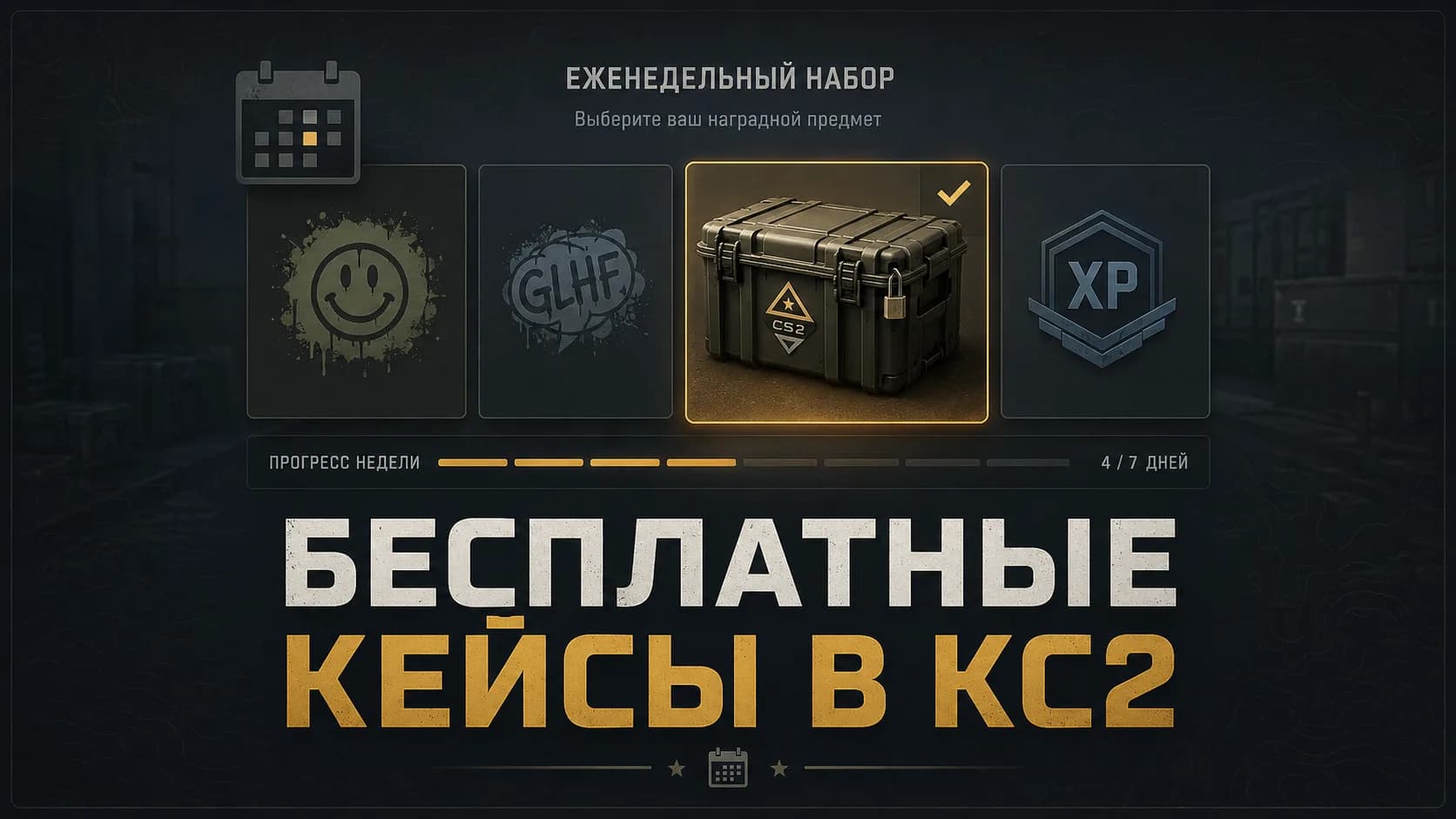 Как получить бесплатные кейсы в КС2