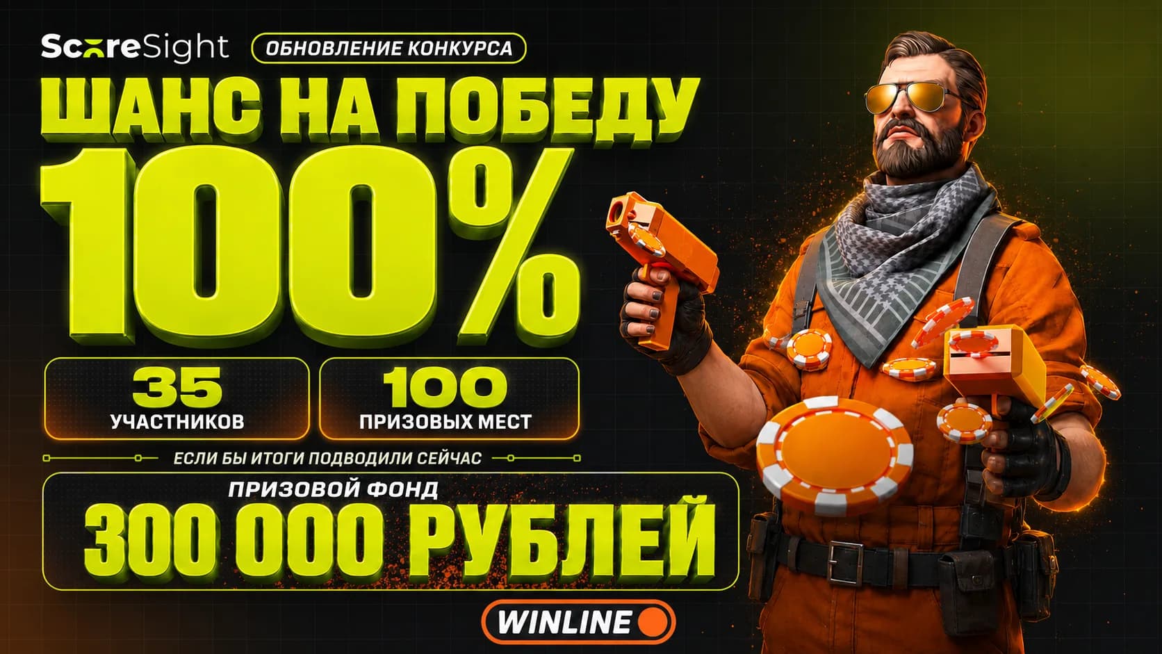 Конкурс ScoreSight: 100 призовых мест и 300.000 рублей